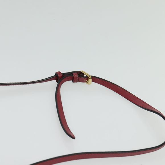 BURBERRY Chain Wallet Leather Pink Gold Auth bs28328 - Picture 14 of 16